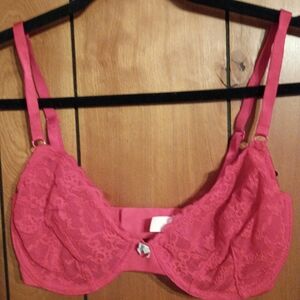 Victoria's Secret Lace Bra - Vibrant Pink